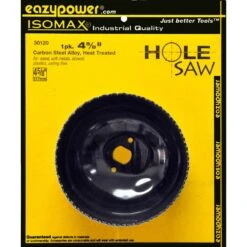 Eazypower ISOMAX 4-5/8 In. Carbon Steel Hole Saw 1 Pc