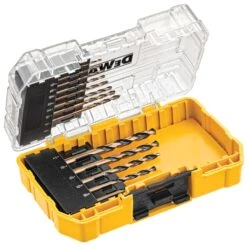 DeWalt Black & Gold High Speed Steel Split Point Drill Bit Set 3-Flat Shank 13 Pc -Irwins Zone 0b2e7813 a7c6 48ca aca7 db9cdebe2f2c