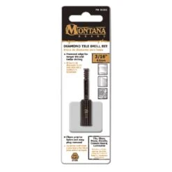 Montana Brand 3/16 In. Alloy Steel Drill Bit 3-Flat Shank 1 Pc
