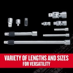 Craftsman V-Series 1/4, 3/8 And 1/2 In. Drive Socket Accessory Set 10 Pc 12 Craftsman V-Series 1/4, 3/8 And 1/2 In. Drive Socket Accessory Set 10 Pc -Irwins Zone 269c2a59 d6b6 4030 867d da64f7912618