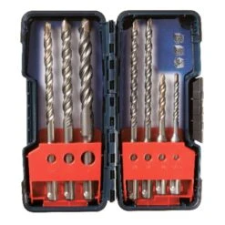 Bosch Bulldog Steel SDS-plus Drill Bit Set SDS-Plus Shank 7 Pc