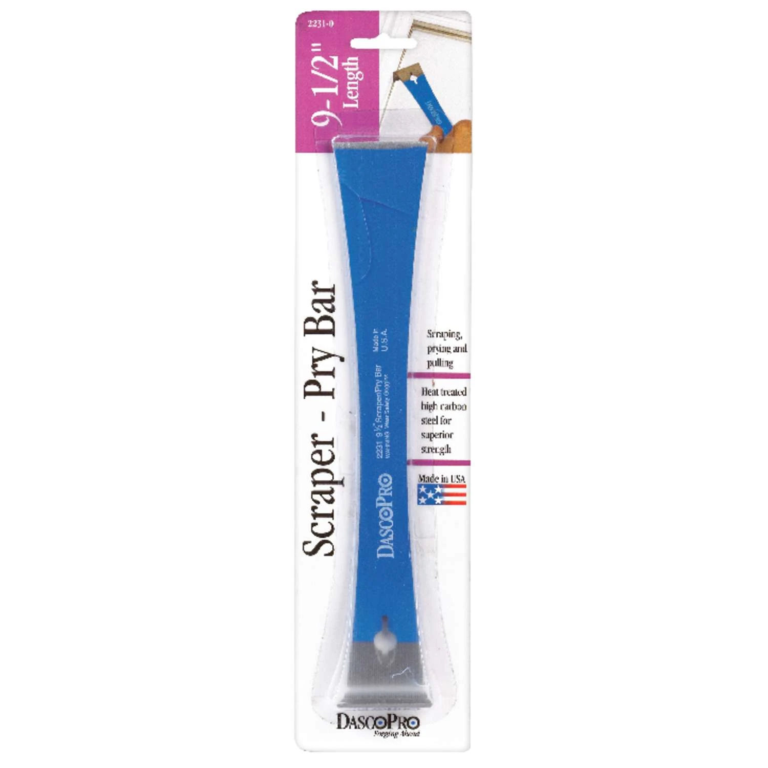 Dasco Pro 9-1/2 In. Multi-Purpose Scraper Bar 1 Pk 1 Dasco Pro 9-1/2 In. Multi-Purpose Scraper Bar 1 Pk