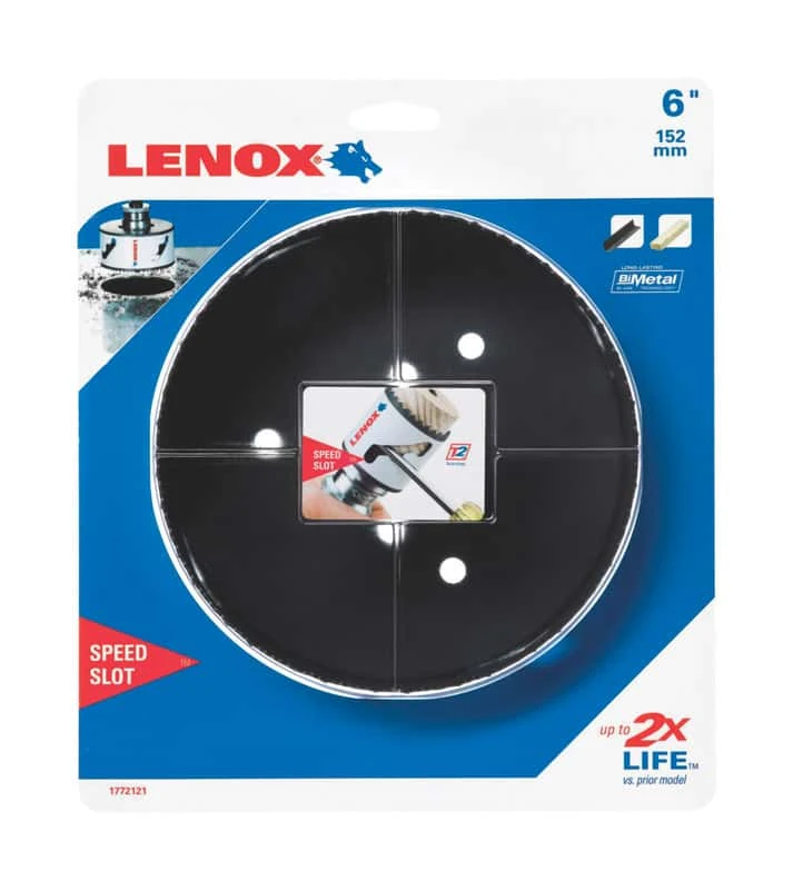 Lenox 6 In. Bi-Metal Hole Saw 1 Pk 1 Lenox 6 In. Bi-Metal Hole Saw 1 Pk