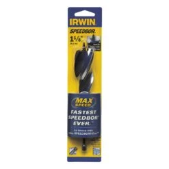Irwin Speedbor 1-1/8 In. X 6 In. L Carbon Steel Wood Boring Bit Quick-Change Hex Shank 1 Pc