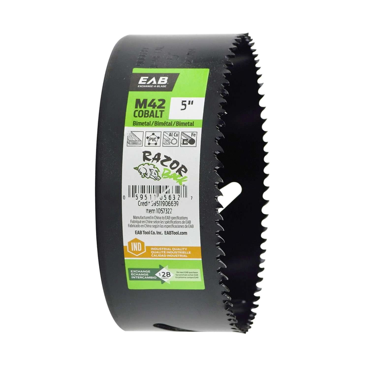 Exchange-A-Blade 5 In. Bi-Metal Hole Saw 1 Pk 1 Exchange-A-Blade 5 In. Bi-Metal Hole Saw 1 Pk