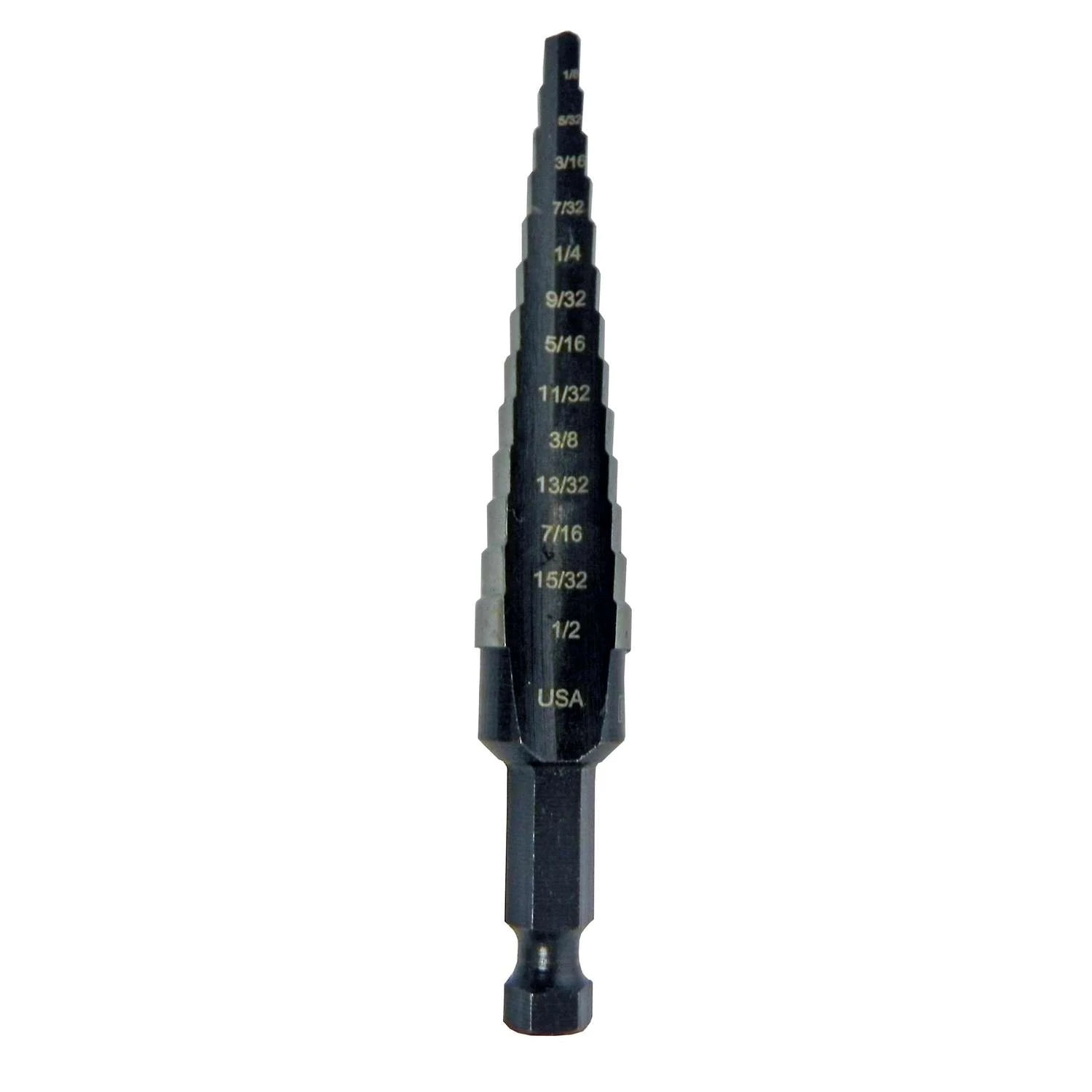 Irwin Unibit 1/8 To 1/2 In. High Speed Steel Step Drill Bit Square Shank 1 Pc 1 Irwin Unibit 1/8 To 1/2 In. High Speed Steel Step Drill Bit Square Shank 1 Pc