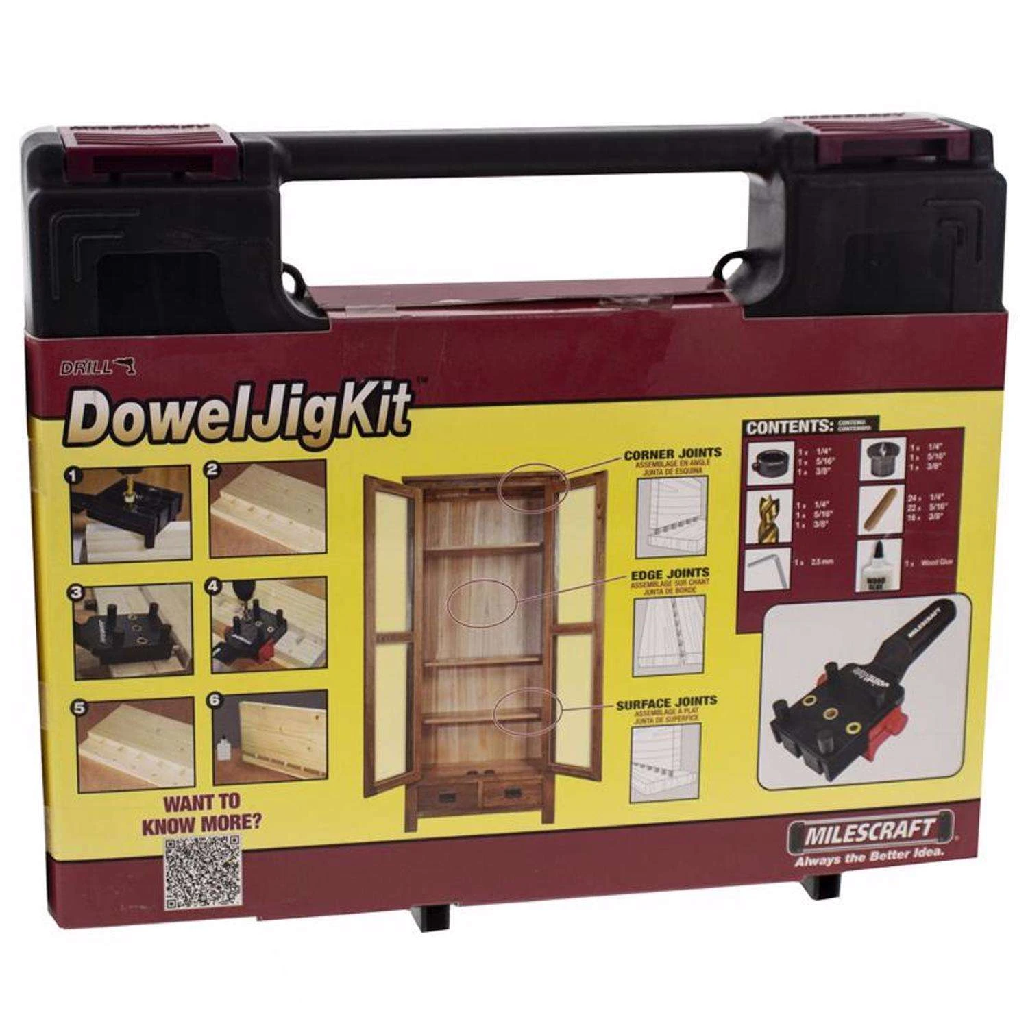 Milescraft Doweling Jig Kit 74 Pc 2 Milescraft Doweling Jig Kit 74 Pc - Image 2