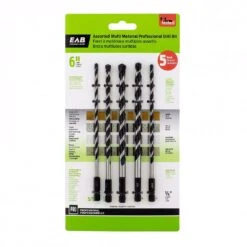 Exchange-A-Blade 6 In. L High Speed Steel Professional Drill Bit Set 5 Pk