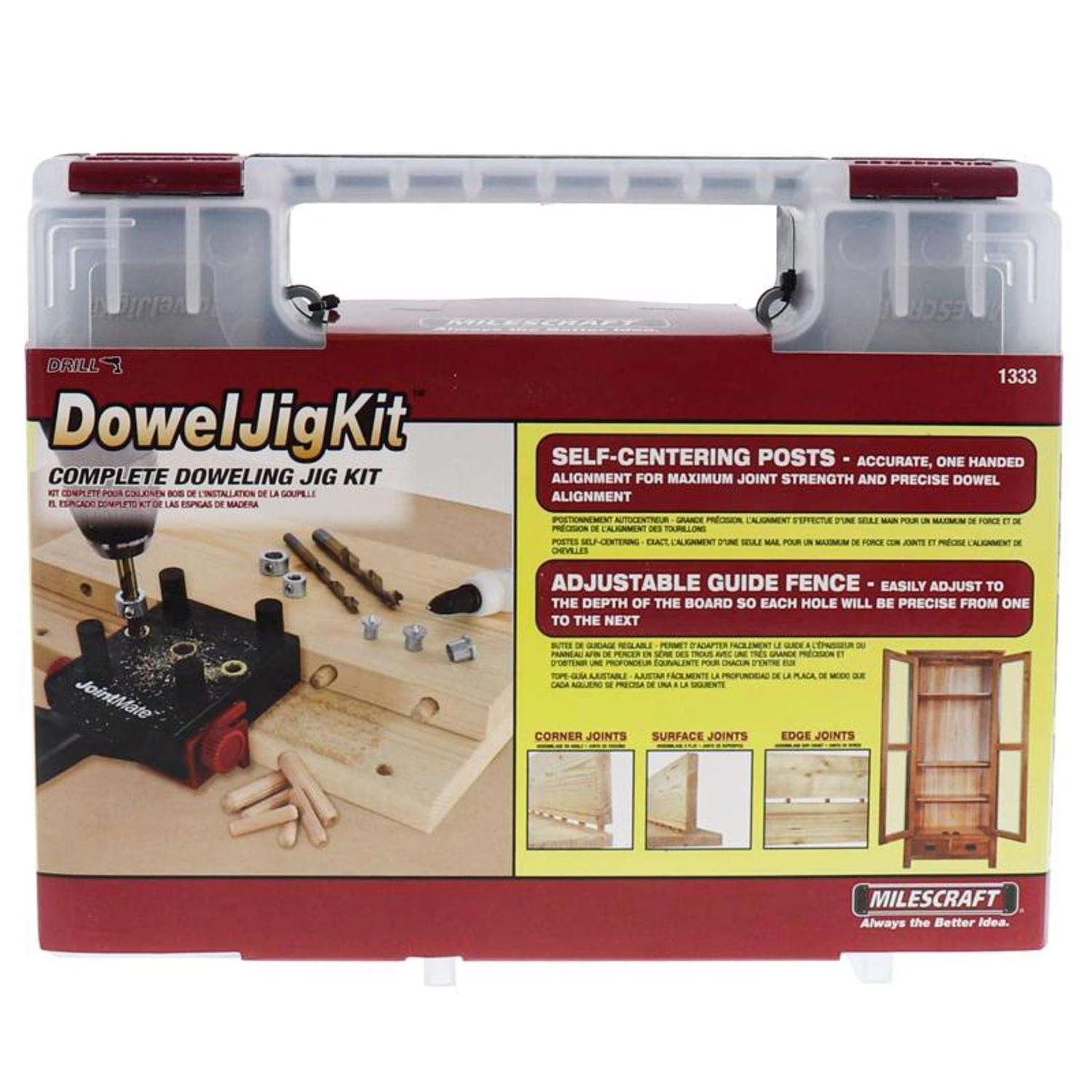 Milescraft Doweling Jig Kit 74 Pc 1 Milescraft Doweling Jig Kit 74 Pc