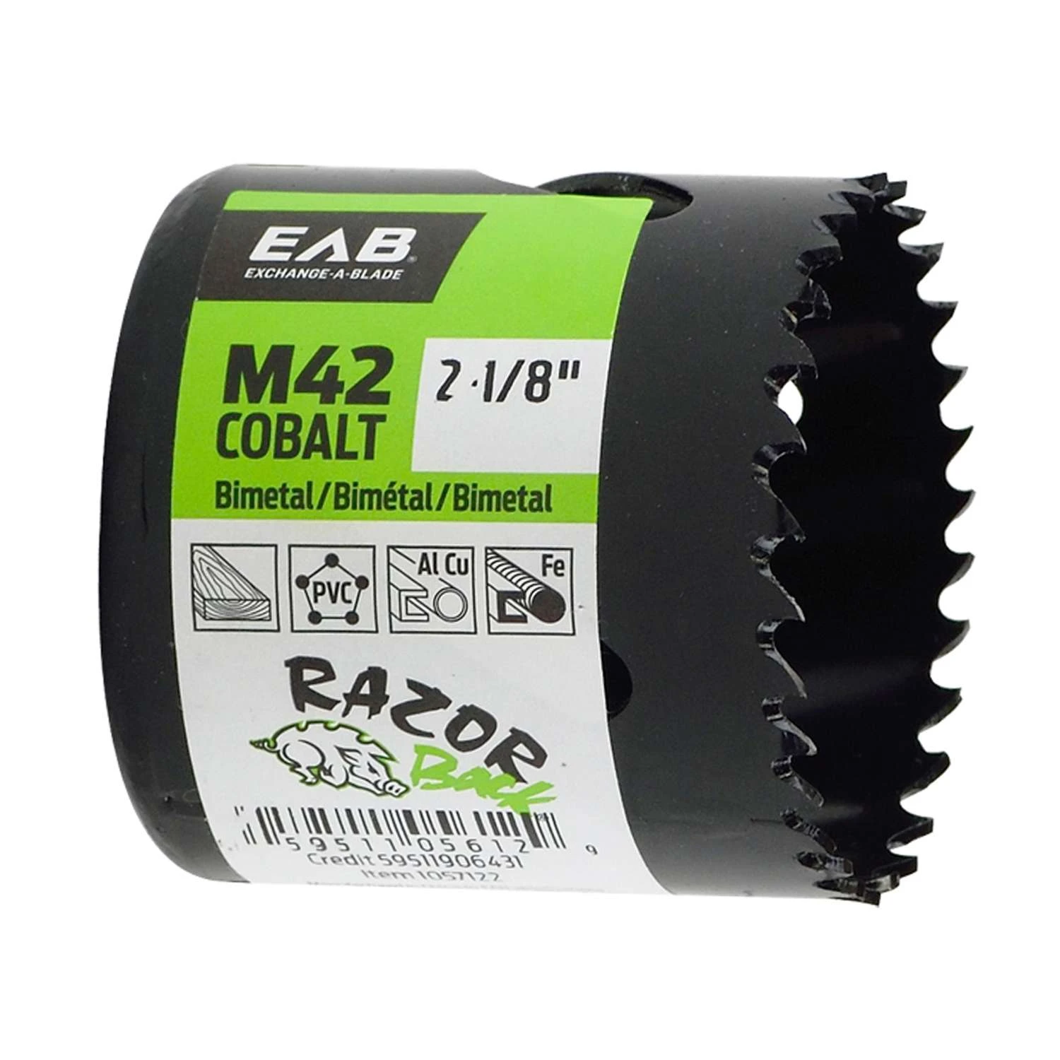 Exchange-A-Blade 2-1/8 In. Bi-Metal Hole Saw 1 Pk 1 Exchange-A-Blade 2-1/8 In. Bi-Metal Hole Saw 1 Pk