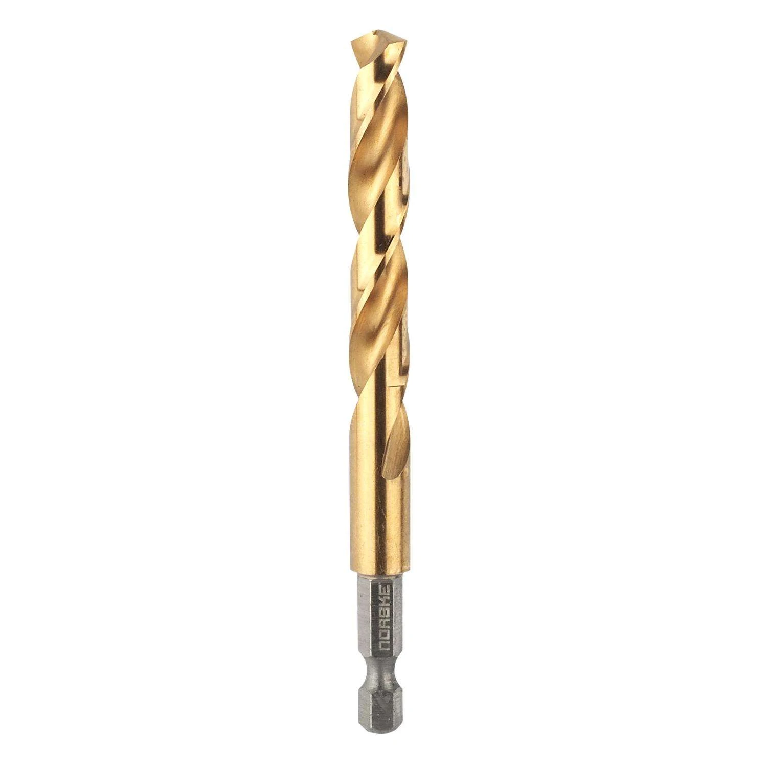 Norske 1/2 In. Titanium HSS Drill Bit Hex Shank 1 Pc 1 Norske 1/2 In. Titanium HSS Drill Bit Hex Shank 1 Pc