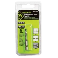 GREENLEE High Speed Steel Drill And Tap Bit 12-24 1 Pc