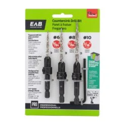Exchange-A-Blade High Speed Steel Specialty Countersink Drill Bit Set 3 Pk