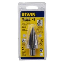 Irwin Unibit #9 X 6 In. L High Speed Steel Step Drill Bit Square Shank 1 Pc