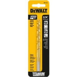 DeWalt 5/16 In. X 4-1/2 In. L High Speed Steel Split Point Drill Bit Straight Shank 1 Pc