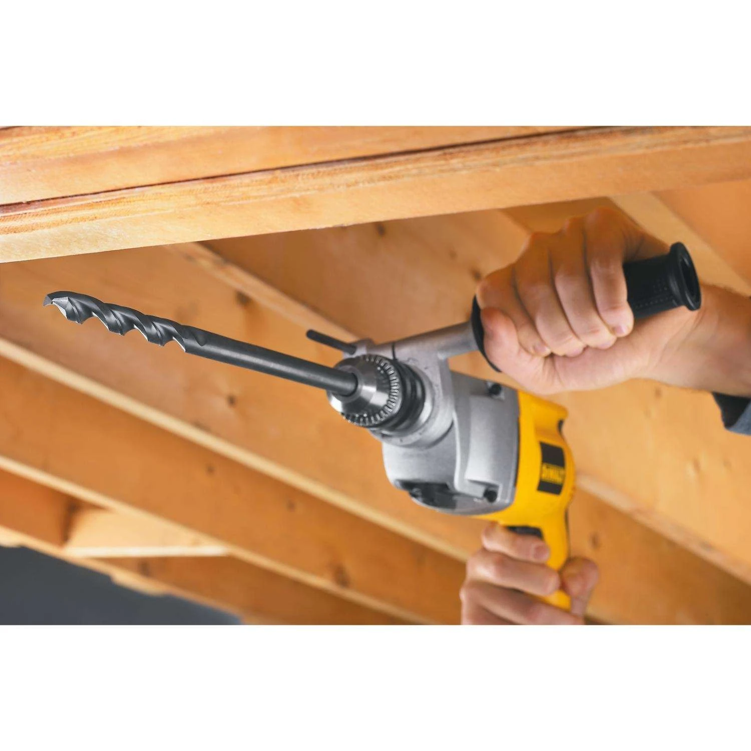 DeWalt Black & Gold 1/2 In. X 12 In. L High Speed Steel Split Point Aircraft Drill Bit Straight Shan 3 DeWalt Black & Gold 1/2 In. X 12 In. L High Speed Steel Split Point Aircraft Drill Bit Straight Shan - Image 3