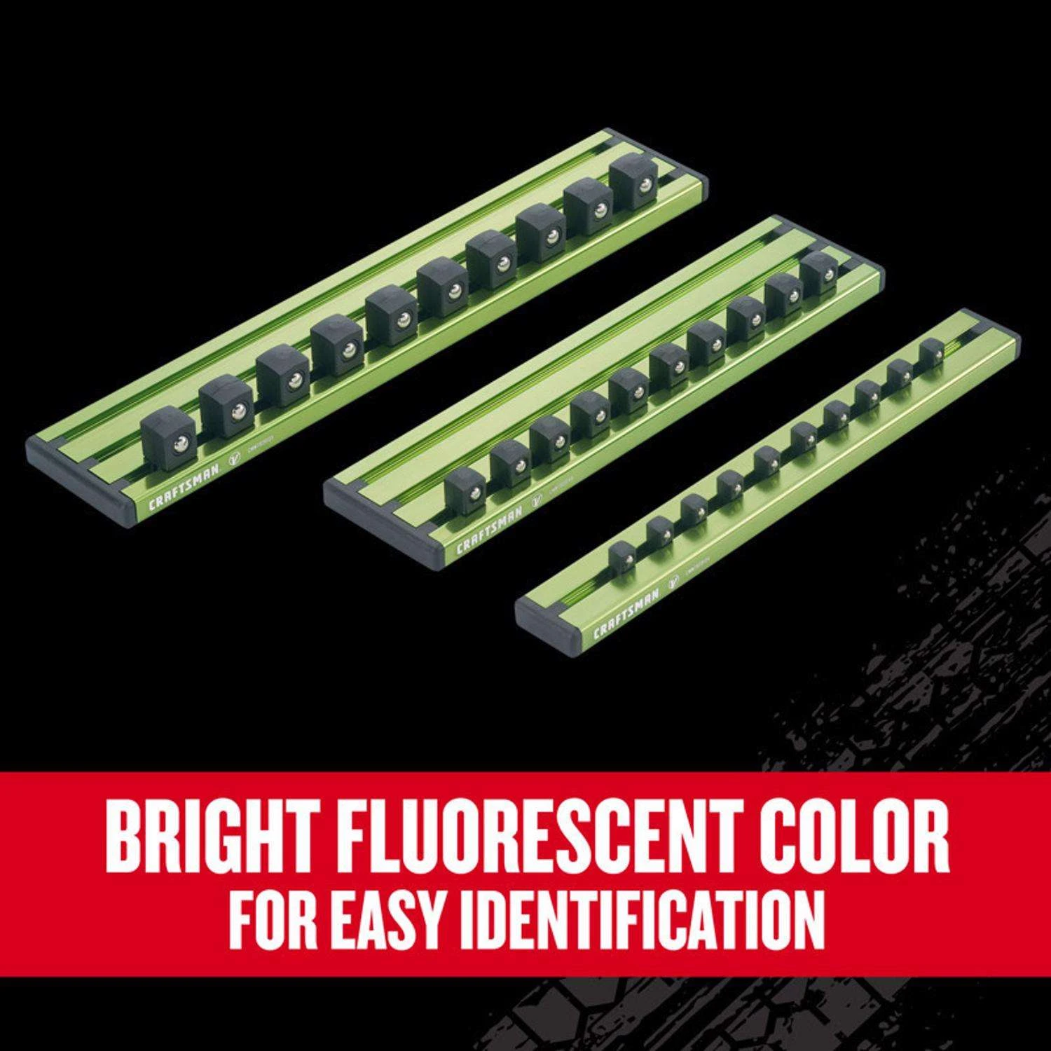 Craftsman V-Series Magnetic Socket Rail Set 3 Pc 5 Craftsman V-Series Magnetic Socket Rail Set 3 Pc - Image 5