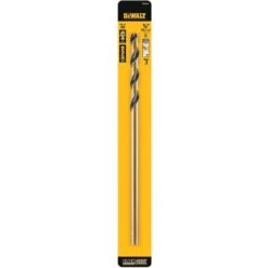 DeWalt Black & Gold 1/2 In. X 12 In. L High Speed Steel Split Point Aircraft Drill Bit Straight Shan