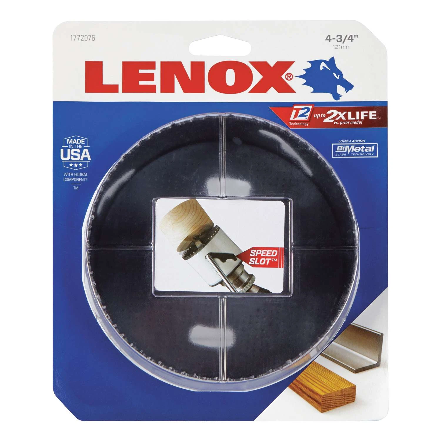 Lenox Speed Slot 4-3/4 In. Bi-Metal Hole Saw 1 Pk 1 Lenox Speed Slot 4-3/4 In. Bi-Metal Hole Saw 1 Pk