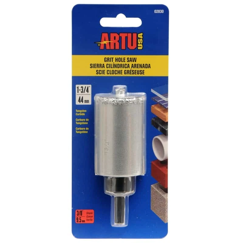 ARTU 1-3/4 In. Carbide Grit Hole Saw Arbor 1 Pc 1 ARTU 1-3/4 In. Carbide Grit Hole Saw Arbor 1 Pc